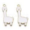 Alloy Enamel Pendants ENAM-N059-12-2