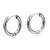 Brass Huggie Hoop Earrings KK-S356-350-NF-1