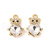 Alloy Crystal Rhinestone Pendants ALRI-M021-07-1