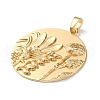 Alloy Big Pendants PALLOY-V009-13C-G-2