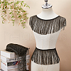Polyester Tassel Lace Trim SRIB-WH0011-251A-01-5