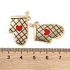 Golden Plated Alloy Enamel Pendants ENAM-Z017-07G-3