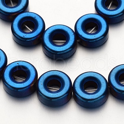 Electroplate Non-magnetic Synthetic Hematite Beads Strands G-F300-03B-05-1