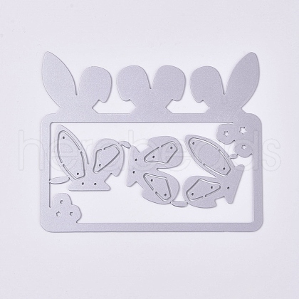 Bunny Carbon Steel Cutting Dies Stencils DIY-E020-02-1