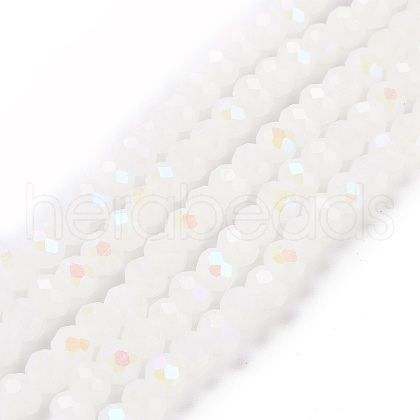 Electroplate Glass Beads Strands EGLA-A044-J8mm-L05-1