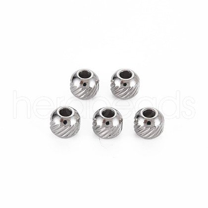 Non-Tarnish 201 Stainless Steel Beads STAS-N088-35B-01P-1