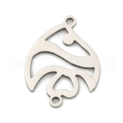 Non-Tarnish 201 Stainless Steel Connector Charms STAS-N103-435#-P-1