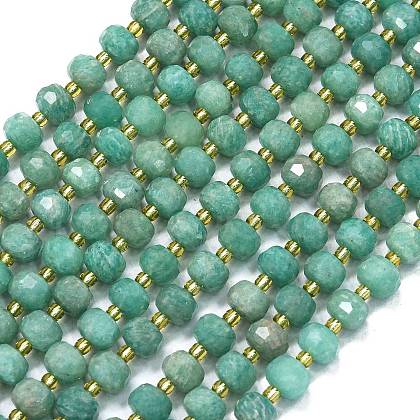 Natural Amazonite Beads Strands G-K389-E02-01-1