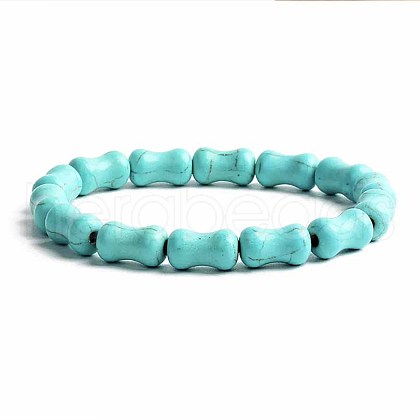 Turquoise Bracelet with Elastic Rope Bracelet DZ7554-31-1