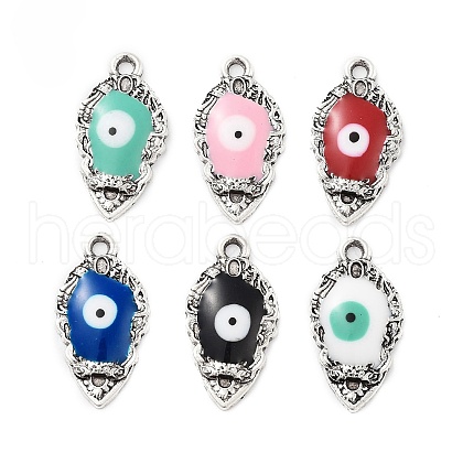 Alloy Enamel Pendants FIND-C050-01AS-1