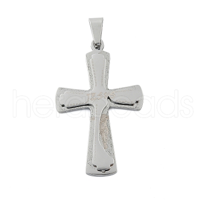 304 Stainless Steel Pendants STAS-G346-48P-1