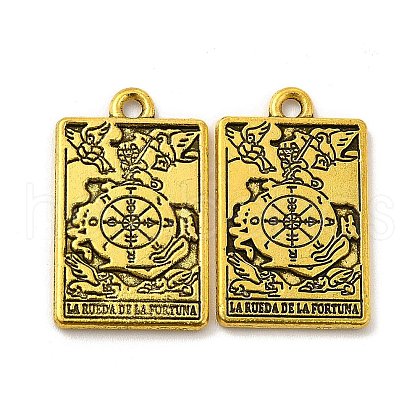 Rack Plating Alloy Pendants PALLOY-N163-180B-AG-1