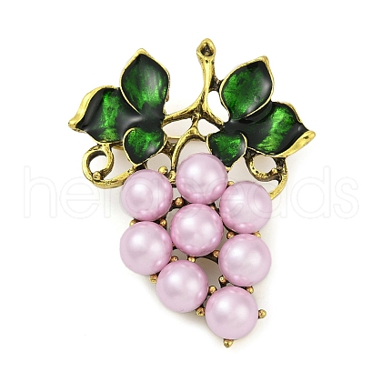 Grape Enamel Pins JEWB-R068-03AG-1