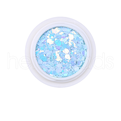 Hexagon Shining Nail Art Decoration Accessories MRMJ-T063-545I-1