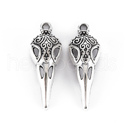 Tibetan Style Alloy Pendants TIBE-S323-102AS-RS-1