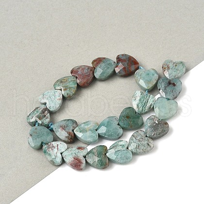 Natural Chrysocolla Beads Strands G-D316-B01-1