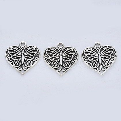 Tibetan Style Alloy Pendants X-TIBE-R316-108AS-RS-1