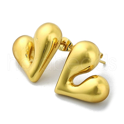 Ion Plating(IP) 304 Stainless Steel Stud Earrings EJEW-C071-04G-1