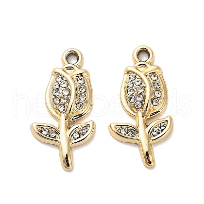 Alloy Crystal Pendants FIND-I043-03G-1