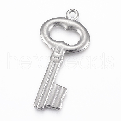 Tarnish Resistant 304 Stainless Steel Pendants STAS-H416-65P-1