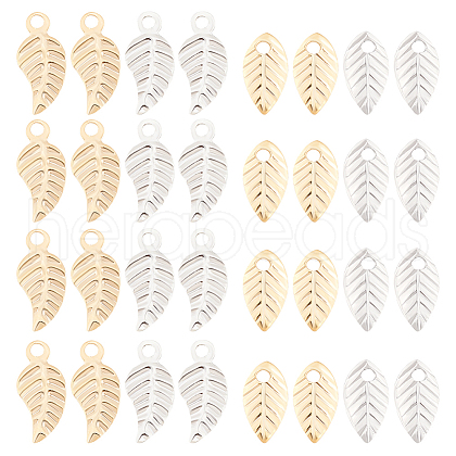 DICOSMETIC 120Pcs 4 Style Brass Charms KK-DC0001-17-1