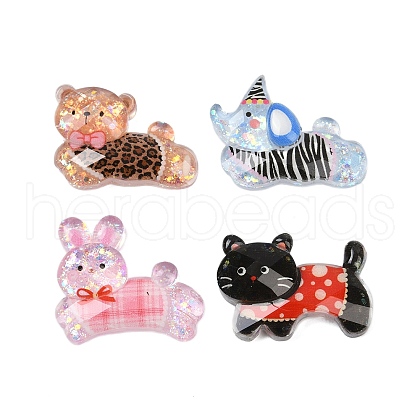 Transparent Resin Cabochons FIND-Z077-07-1
