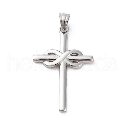 304 Stainless Steel Pendants STAS-L286-06P-1