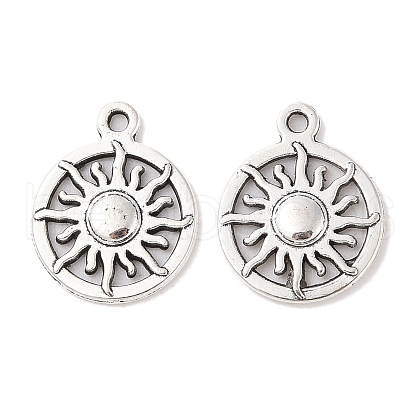 Tibetan Style Alloy Pendants X-TIBEP-R304-062AS-LF-1