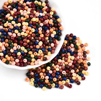 Opaque Colours Glass Seed Beads SEED-N007-19D-1