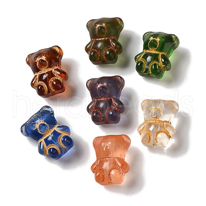 Transparent Lampwork Beads LAMP-P065-06A-1