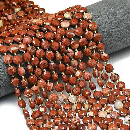 Natural Red Jasper Beads Strands G-C116-A62-02-1