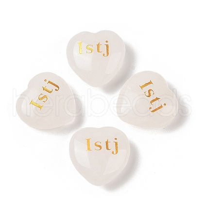 Natural Quartz Crystal Heart Engraving MBTI Figurines Statues for Home Office Desk Decorations X1-G-K353-05A-1