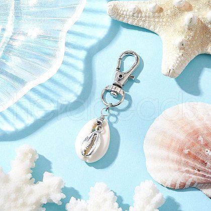 Ocean Collection Shell Pendant Decorations HJEW-JM03210-06-1