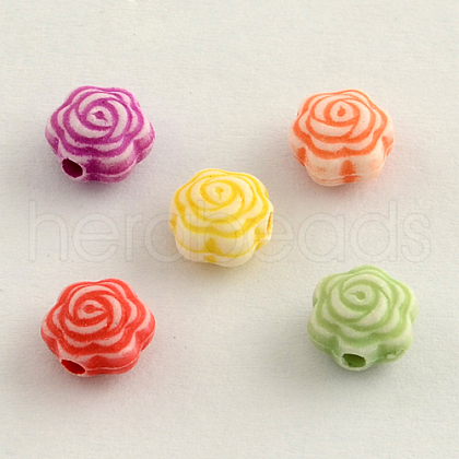 Craft Style Acrylic Beads MACR-Q153-M004-1