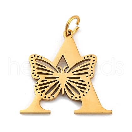 Ion Plating(IP) 201 Stainless Steel Pendants STAS-N103-184G-A-1