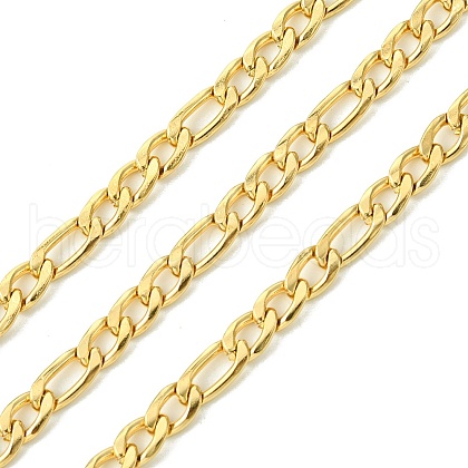 10M Ion Plating(IP) 304 Stainless Steel Figaro Chains CHS-G035-02B-G-1