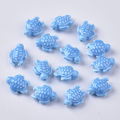 Handmade Porcelain Beads X-PORC-T005-001H-1