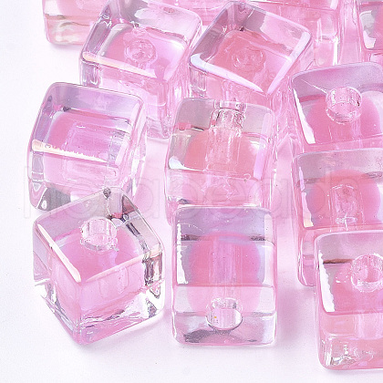 Transparent Acrylic Beads X-TACR-S148-08A-1