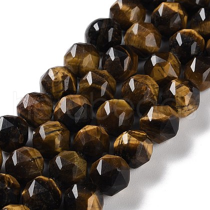 Natural Tiger Eye Beads Strands G-NH0021-A06-02-1