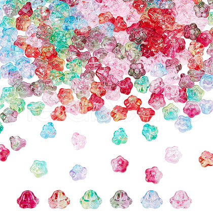 SUNNYCLUE 240Pcs 6 Color Electroplate Glass Beads EGLA-SC0001-11-1