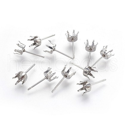 Tarnish Resistant 304 Stainless Steel Stud Earring Findings STAS-P221-20D-P-1