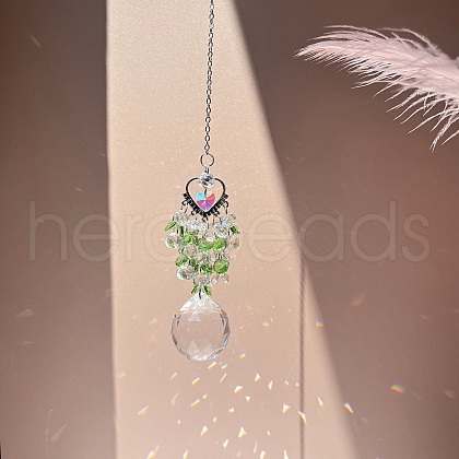 Natural Quartz Crystal Suncathcers PW-WG39CEF-04-1