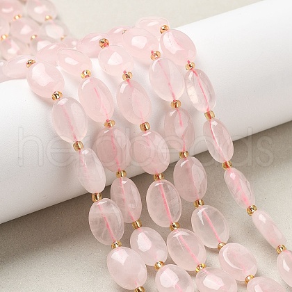 Natural Rose Quartz Beads Strands G-H005-A08-02AB-1