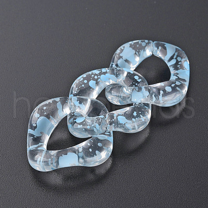 Transparent Acrylic Linking Rings OACR-N009-016A-08-1