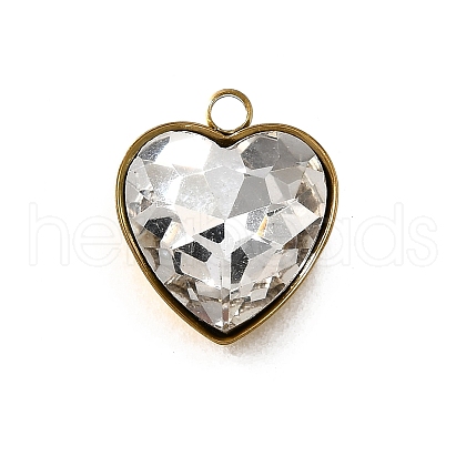 201 Stainless Steel Pendants STAS-F318-01B-G-1