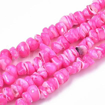 Natural Freshwater Shell Beads Strands SHEL-N003-23-B05-1