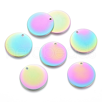 Ion Plating(IP) 304 Stainless Steel Pendants STAS-I124-03B-M-1