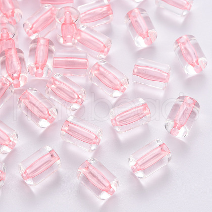 Transparent Acrylic Beads TACR-S154-17A-26-1