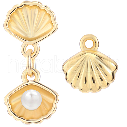 Beebeecraft 10Pcs Brass Charms KK-BBC0014-33-1