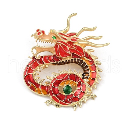 Dragon Enamel Pins JEWB-Q048-01B-G-1